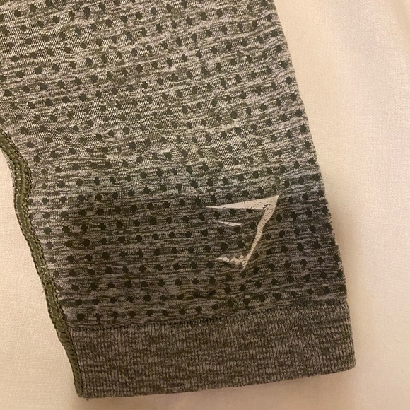 Gymshark Vital Seamless Khaki Marl - Picture 5 of 7